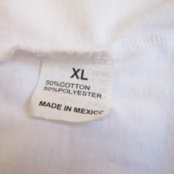 Make What Matters-White T-Shirt-Scoop Neck-Size XL - Picture 4 of 5